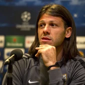 Martín Demichelis, en rueda de prensa Martín Demichelis, en rueda de prensa