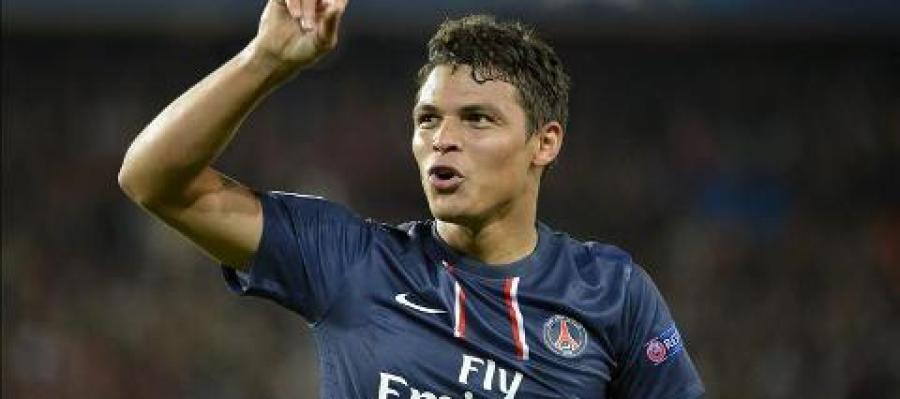Thiago Silva, central del PSG Thiago Silva, central del PSG