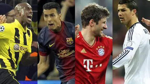 Santana, Pedro, Müller y Cristiano Santana, Pedro, Müller y Cristiano