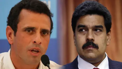 Henrique Capriles y Nicolás Maduro Henrique Capriles y Nicolás Maduro