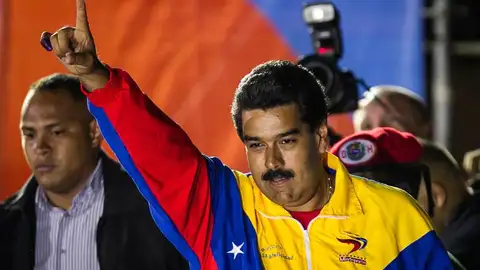 Nicolás Maduro celebra su victoria presidencial Nicolás Maduro celebra su victoria presidencial