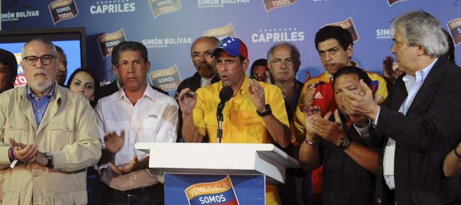 El candidato de la oposición a la Presidencia de Venezuela, Henrique Capriles El candidato de la oposición a la Presidencia de Venezuela, Henrique Capriles