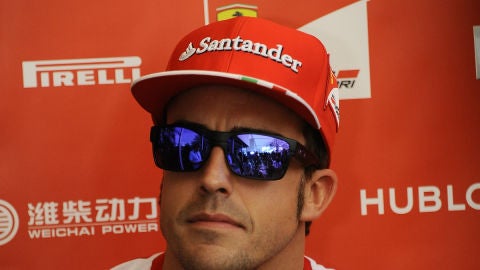 Alonso en rueda de prensa