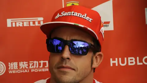 Alonso en rueda de prensa Alonso en rueda de prensa