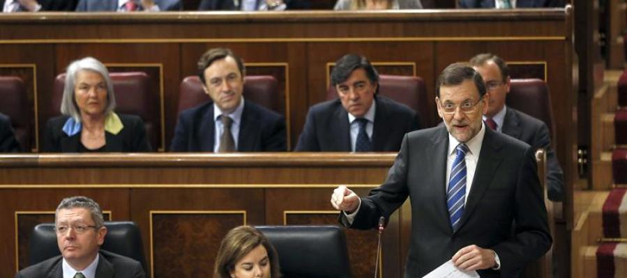 El presidente del Gobierno, Mariano Rajoy, en el Congreso de los Diputados El presidente del Gobierno, Mariano Rajoy, en el Congreso de los Diputados