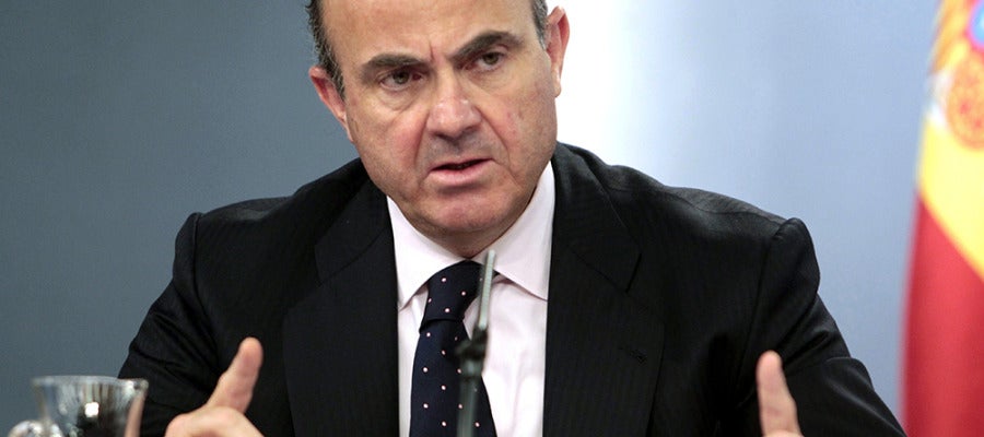 El ministro de Economía, Luis de Guindos El ministro de Economía, Luis de Guindos
