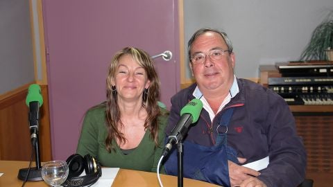 Fernando del Collado, con Nuria Mediavilla