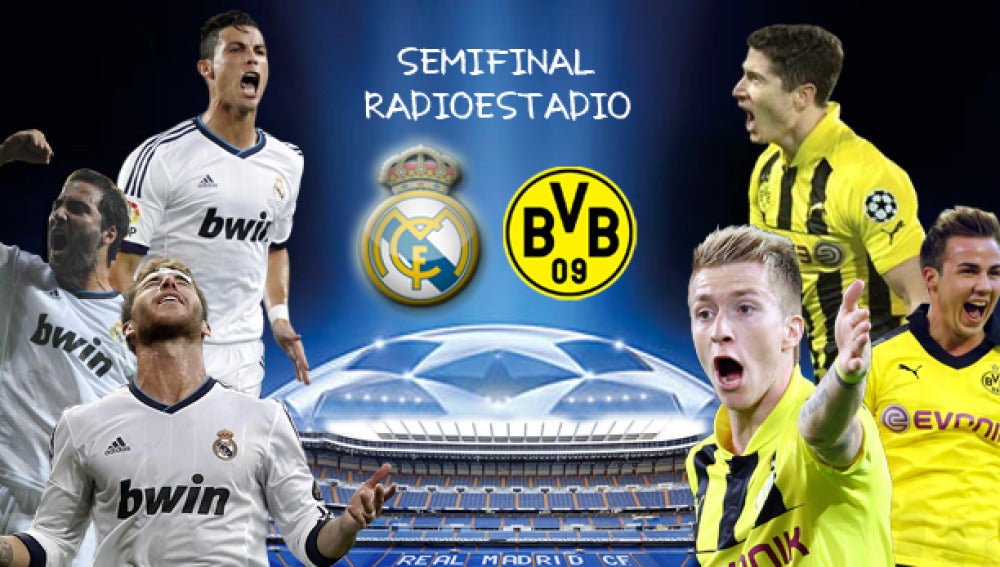 Escudos Champions Real Madrid . Borussia Dortmund