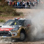 Loeb, en el Rally de Argentina. Loeb, en el Rally de Argentina.