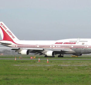 Un avión de Air India Un avión de Air India