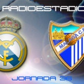 Escudos jornada 36 Real Madrid - Málaga
