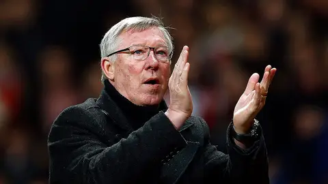 Alex Ferguson durante un partido Alex Ferguson durante un partido