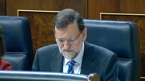 Rajoy, en el Pleno