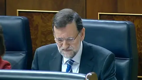 Rajoy, en el Pleno Rajoy, en el Pleno