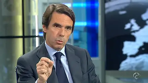José María Aznar habla en Antena 3 José María Aznar habla en Antena 3