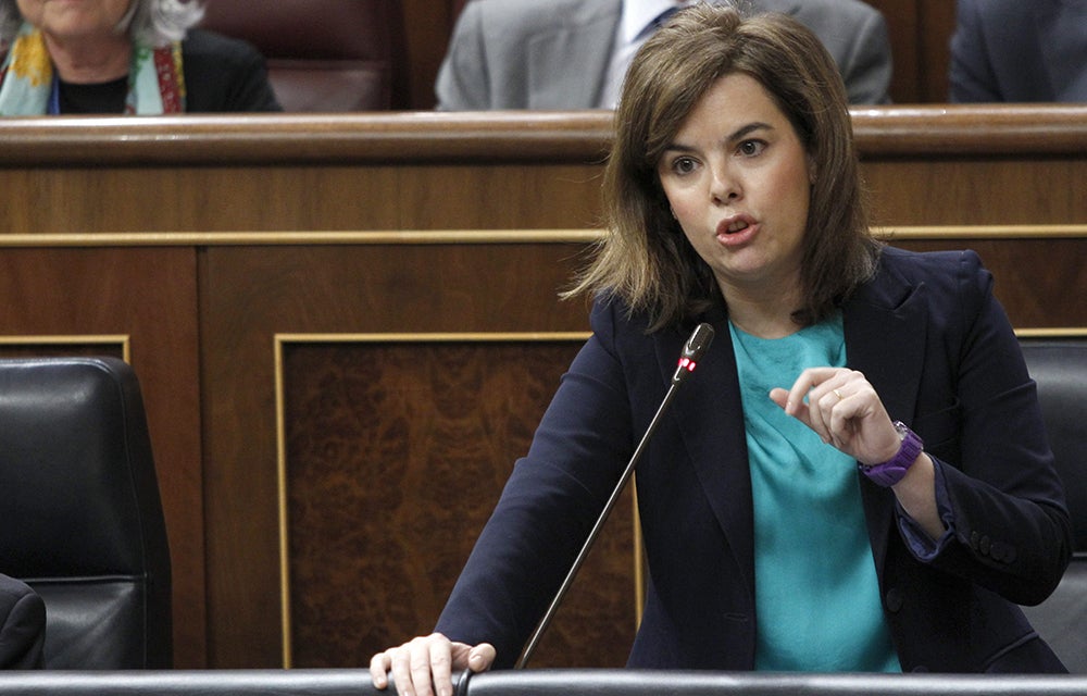 Santamaría: "No puedo entrar a valorar cuestiones partidistas desde mi posición" Santamaría: "No puedo entrar a valorar cuestiones partidistas desde mi posición"