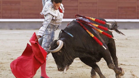 'Finito de C&oacute;rdoba' en la faena con la muleta al primero de su lote en la corrida