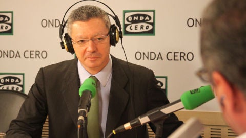 Alberto Ruiz Gallard&oacute;n, ministro de Justicia en Onda Cero