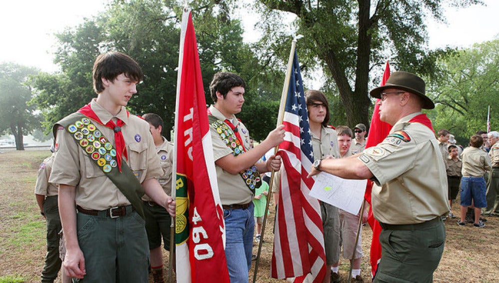 Grupo de Boy Scouts en Estados Unidos