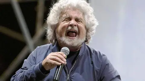 El líder del Movimiento 5 Estrellas, Beppe Grillo El líder del Movimiento 5 Estrellas, Beppe Grillo