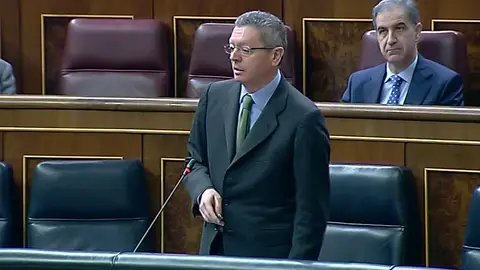 Ruiz Gallardón en el Congreso Ruiz Gallardón en el Congreso