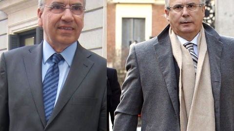 Alfonso Guerra y Baltasar Garz&oacute;n