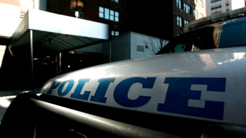 Coche de la polic&iacute;a estadounidense