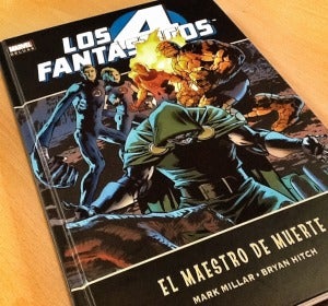 Portada de 'Los 4 Fantásticos. El maestro de Muerte' que edita Panini Cómics. Portada de 'Los 4 Fantásticos. El maestro de Muerte' que edita Panini Cómics.