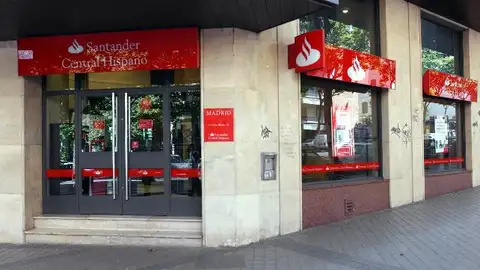 Una sucursal del banco Santander Una sucursal del banco Santander