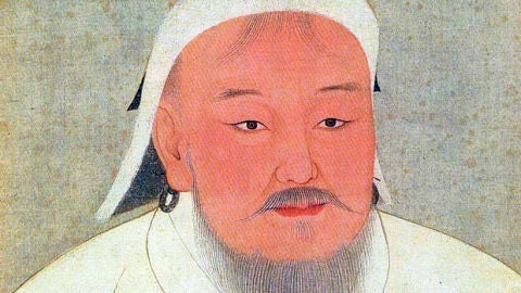 Retrato de Genghis Khan
