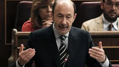 El líder de la oposición, el socialista Alfredo Pérez Rubalcaba El líder de la oposición, el socialista Alfredo Pérez Rubalcaba