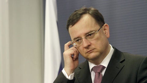 El primer ministro checo, Petr Necas. 