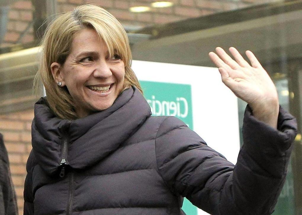 Actitud inteligente de la infanta Cristina Actitud inteligente de la infanta Cristina