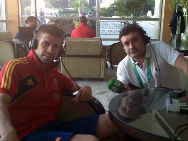 Piqué: 'Hay que convencer a Thiago para que se quede' Piqué: 'Hay que convencer a Thiago para que se quede'