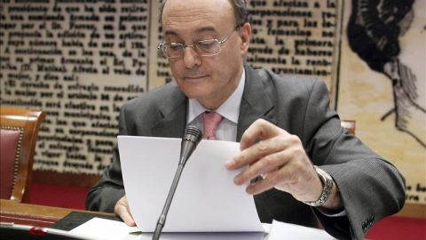 El gobernador del Banco de Espa&ntilde;a, Luis Mar&iacute;a Linde