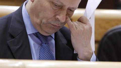 Jos&eacute; Ignacio Wert en el Senado