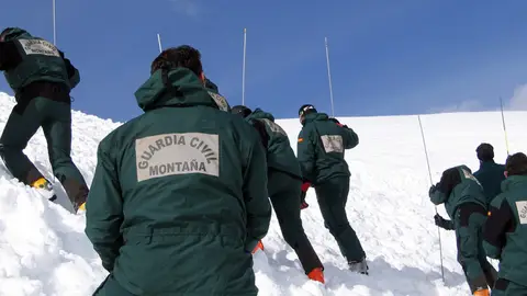 GREIM, Grupo de rescate e intervención en montaña en una imagen de archivo. GREIM, Grupo de rescate e intervención en montaña en una imagen de archivo.