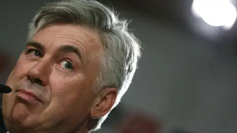 Ancelotti en rueda de prensa Ancelotti en rueda de prensa