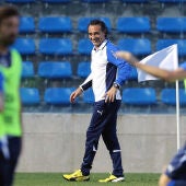 Prandelli, en el entrenamiento de la selección italiana