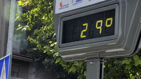 Panel indicativo de temperatura ambiental 