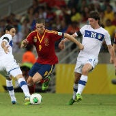 Torres, en acción ante Italia