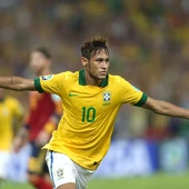 Neymar celebra su gol ante España Neymar celebra su gol ante España