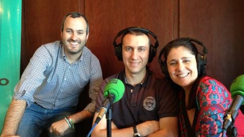 Ferm&iacute;n Alonso, Marisa Lacabe y Javier Saralegui