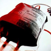 Imagen de archivo de una bolsa de sangre