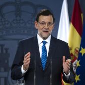 Mariano Rajoy comparece en la Moncloa