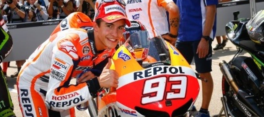 Marc Márquez en el Pit de GP de Alemania Marc Márquez en el Pit de GP de Alemania