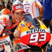 Marc Márquez en el Pit de GP de Alemania