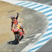 Marc Márquez celebra el triunfo en el GP de EEUU Marc Márquez celebra el triunfo en el GP de EEUU