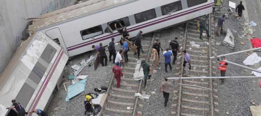 Estado en el que quedó el tren Estado en el que quedó el tren