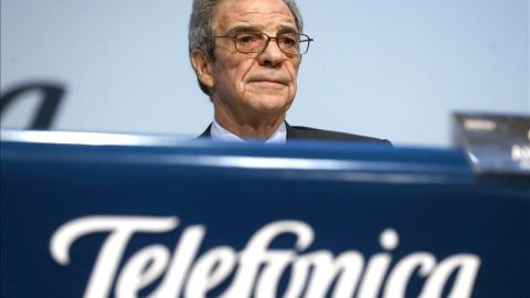 El presidente de Telef&oacute;nica, C&eacute;sar Alierta